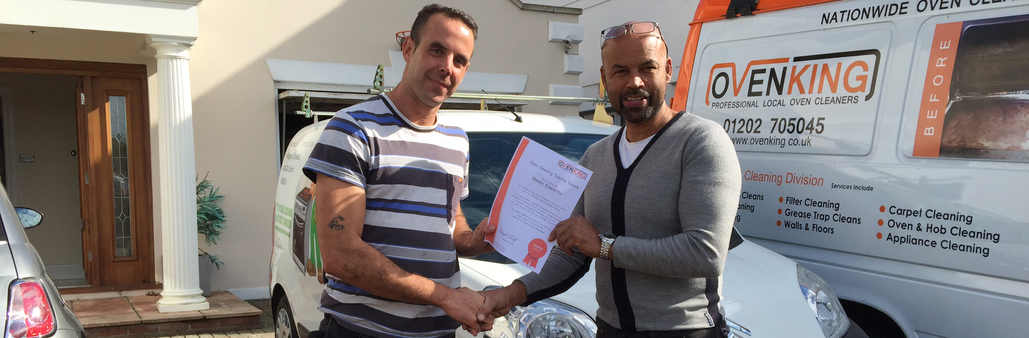 Another Oven Cleaning Training Graduate and Certified Oven Cleaner